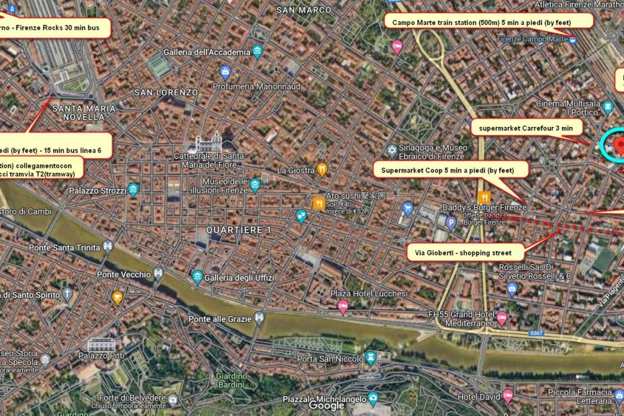 Apartmán Dora'S House Firenze Exteriér fotografie